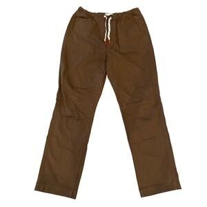 Topo Designs Dirt Pants Brown Drawstring Outdoors Gorpcore Hiking Mens Large